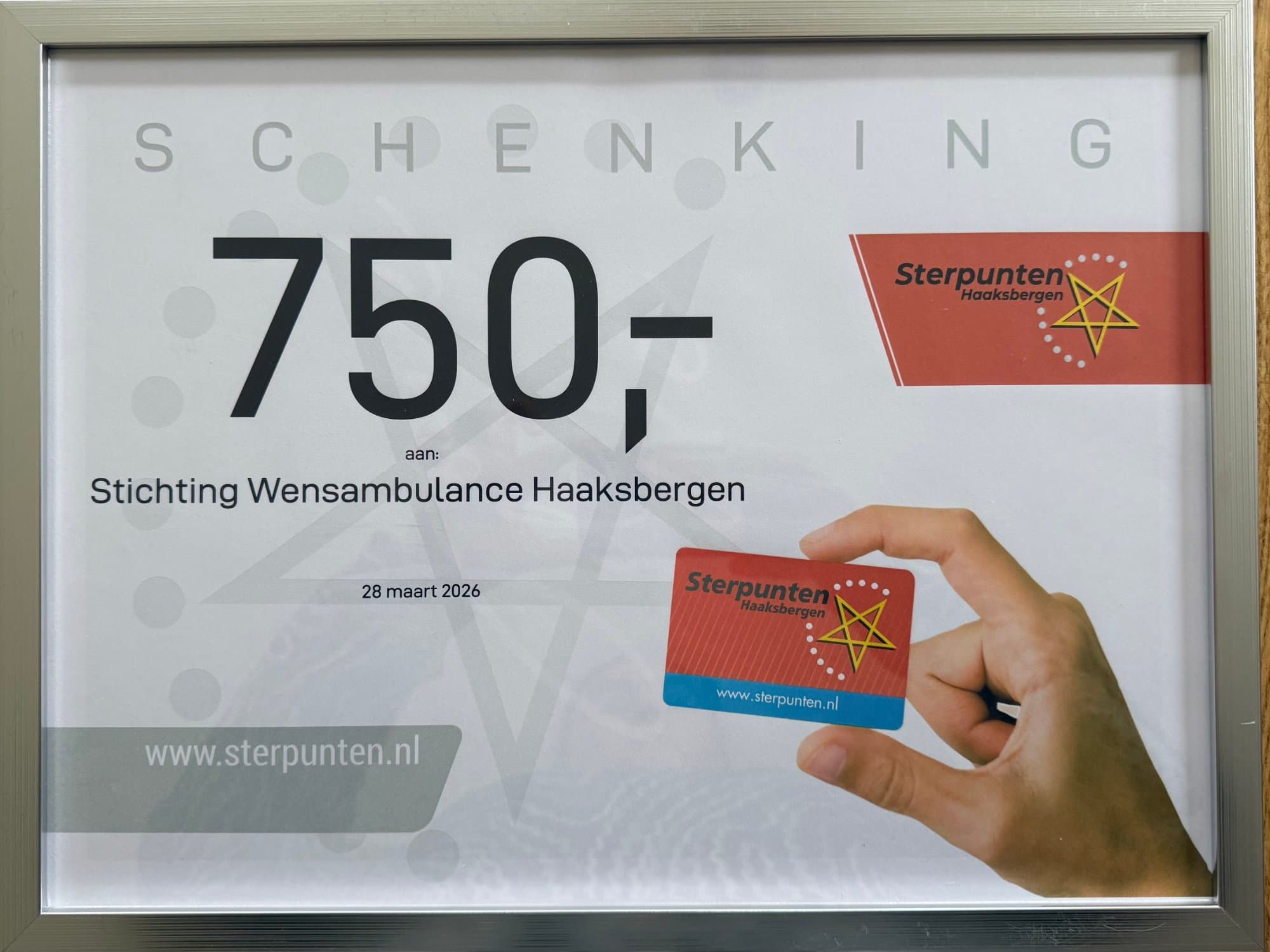 đź’› Prachtige donatie van Sterpunten Haaksbergen! - foto 1 van 1
