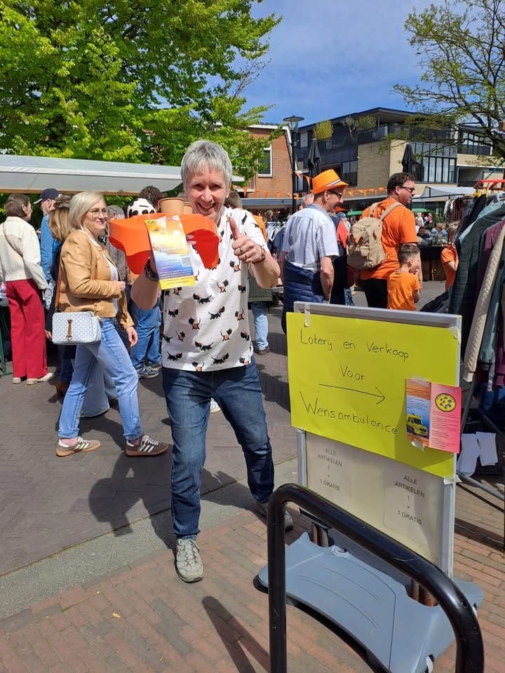 đź’› Een mooie actie van Nicole op de Koningsdagmarkt!