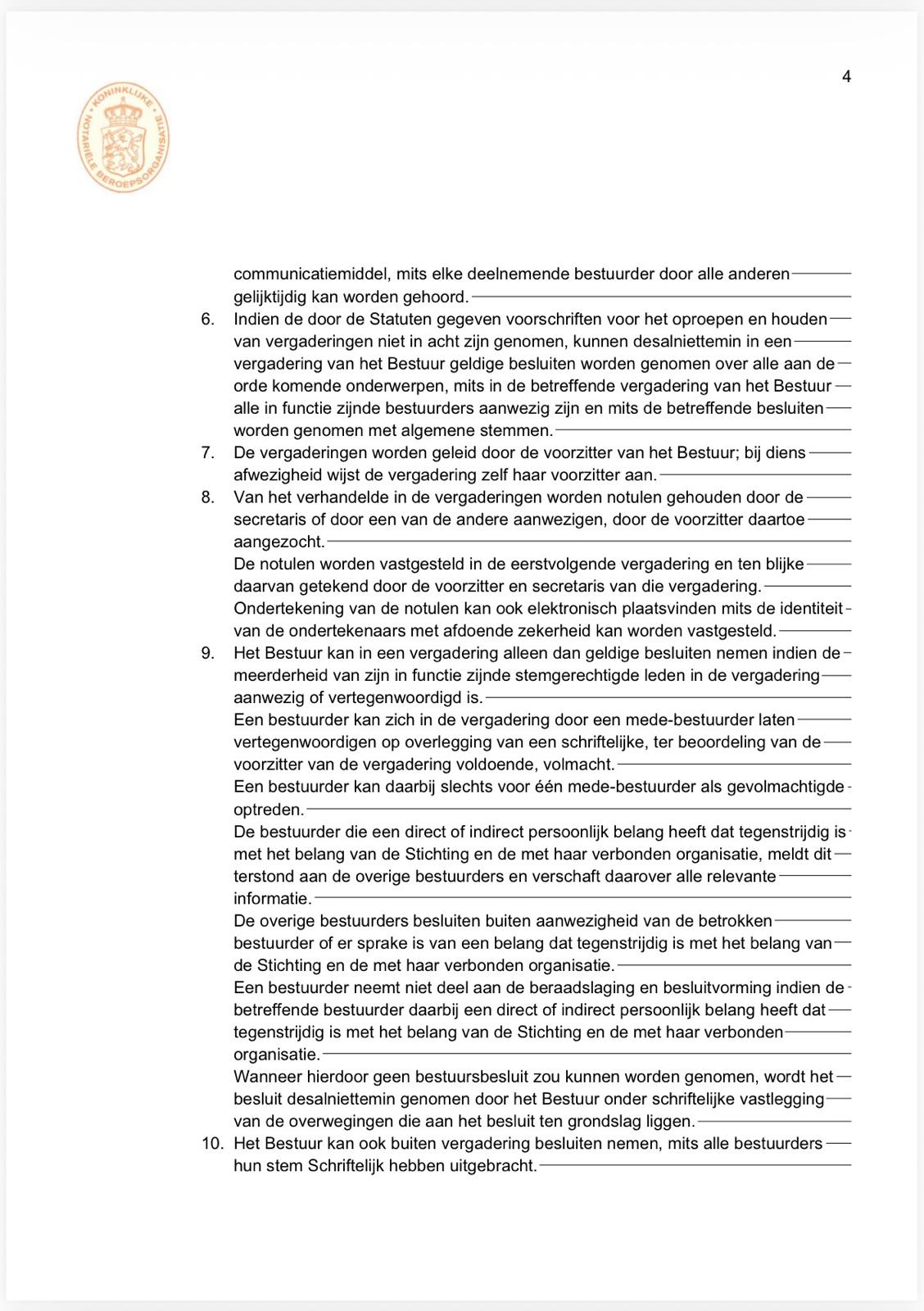 Statuten pagina 4 van 9