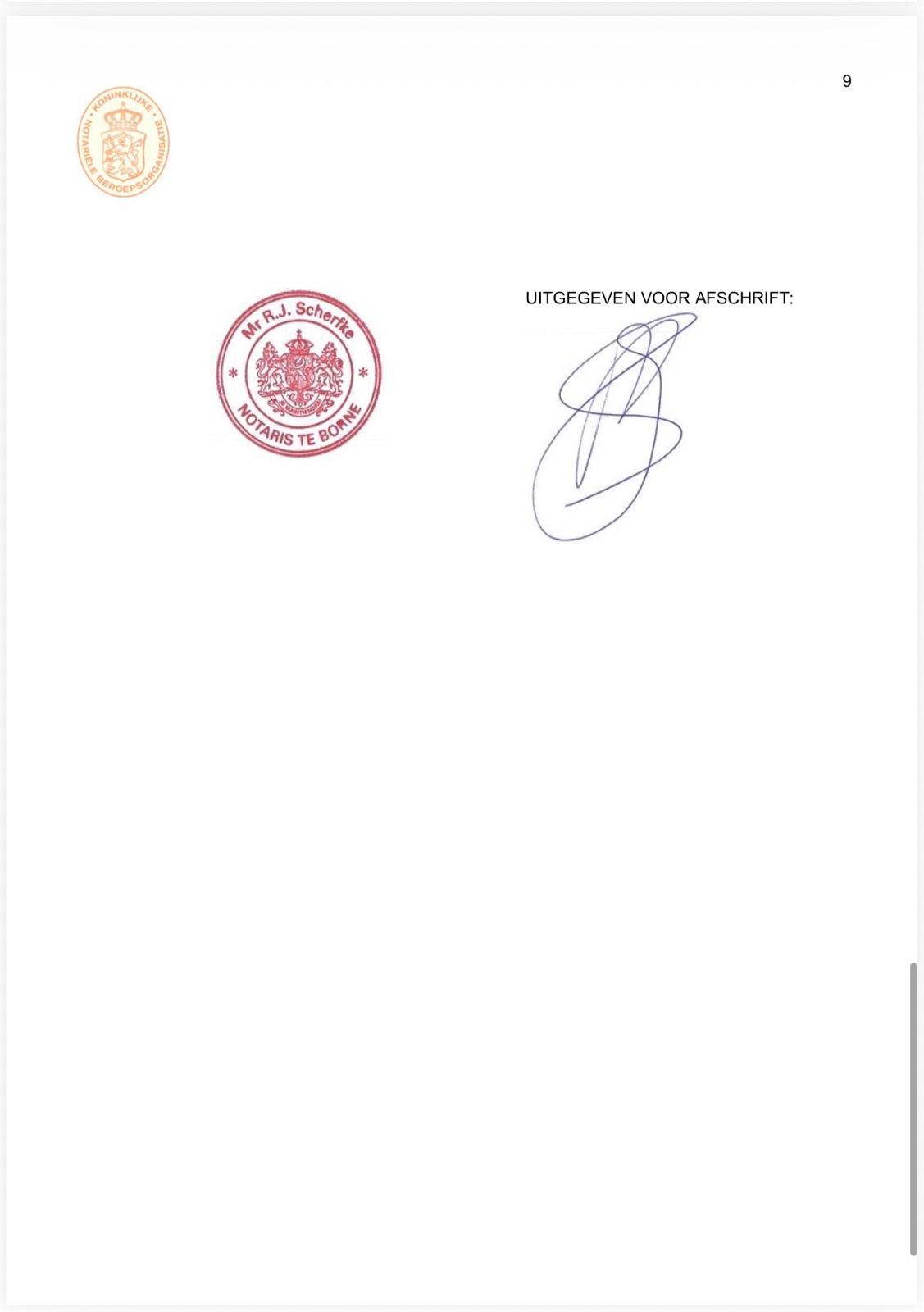 Statuten pagina 9 van 9