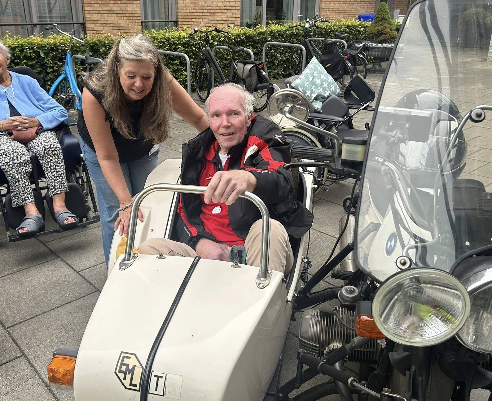 Impressie van een wensrit of evenement