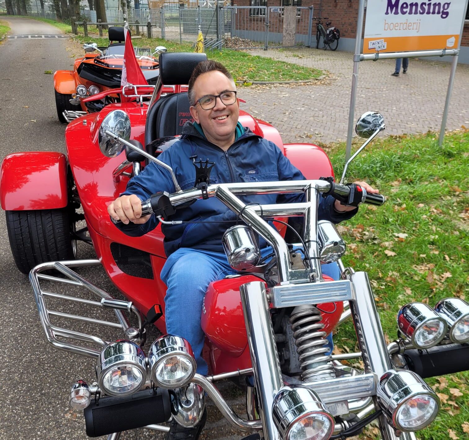Impressie van een wensrit of evenement
