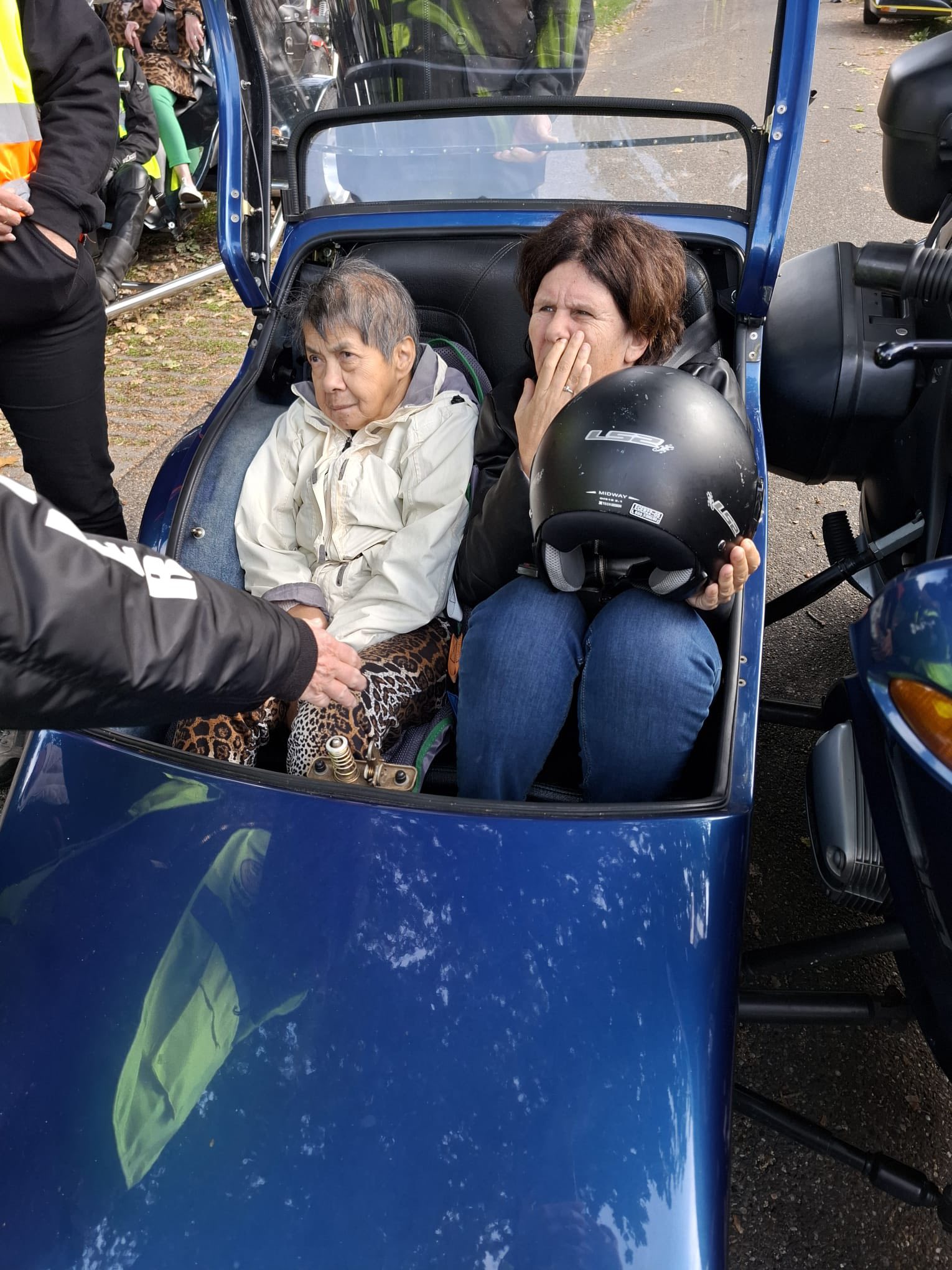 Impressie van een wensrit of evenement