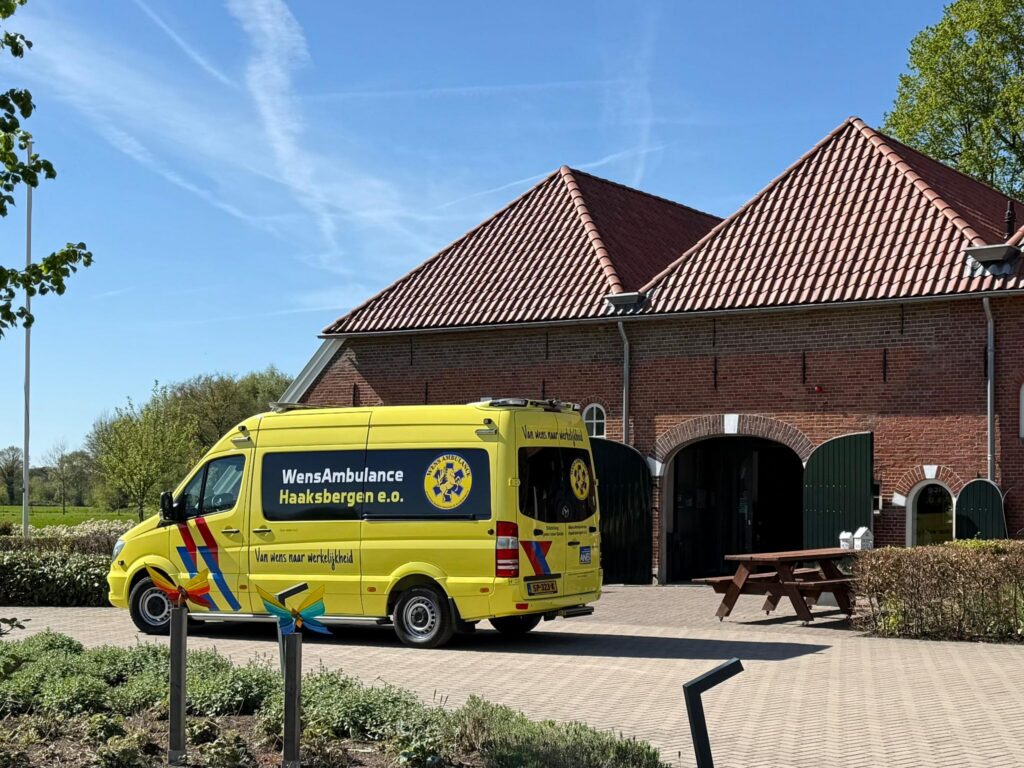Impressie van een wensrit of evenement